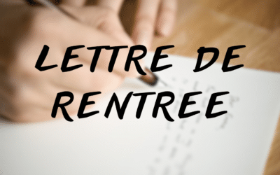 Lettre de rentrée 2024-2025